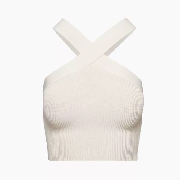 Babaton Ribbed Halter Top - Picture 2 of 4